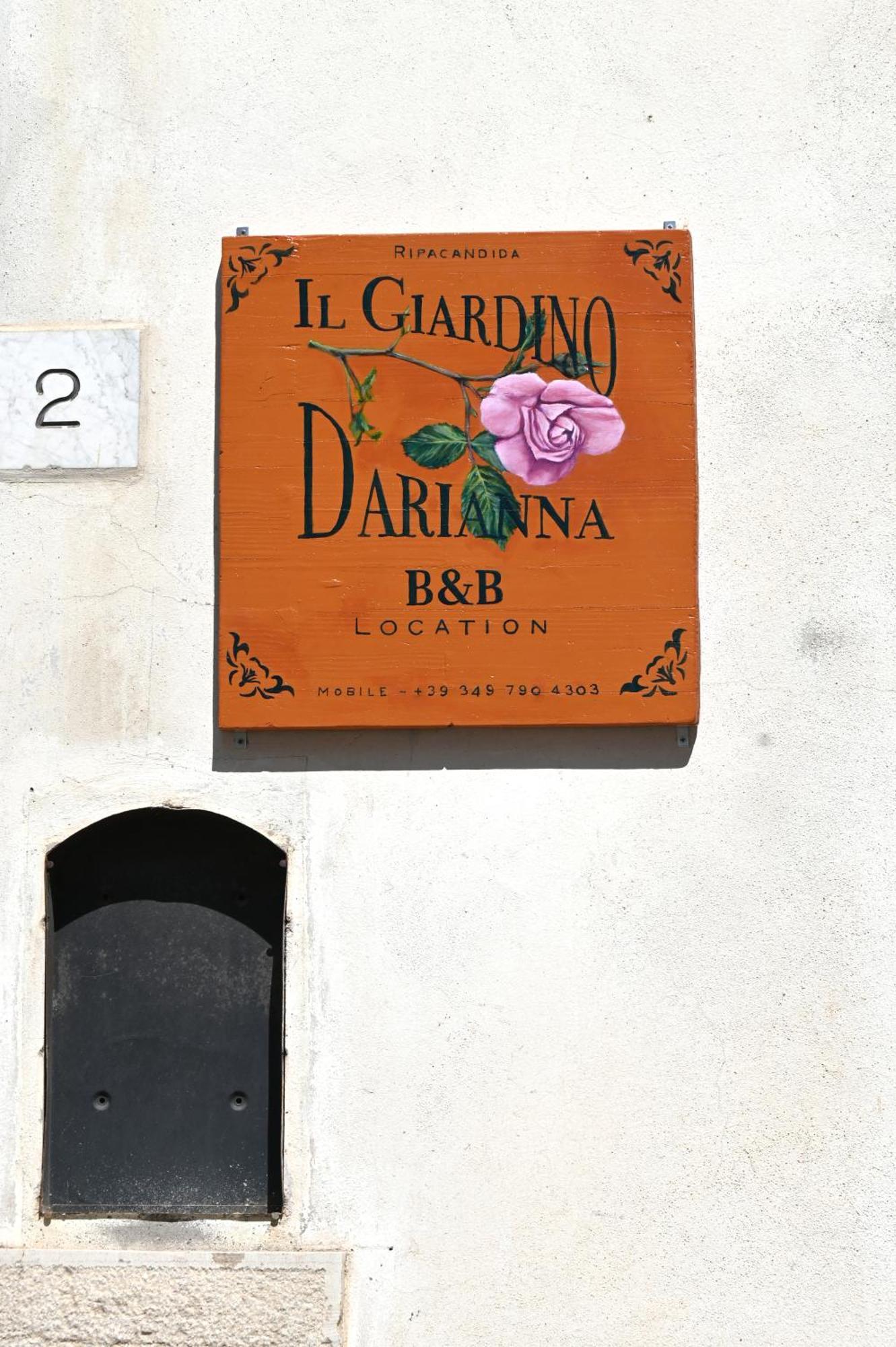 Bed and Breakfast Giardino Darianna Ripacandida Exterior foto